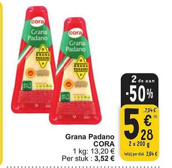 Cora Grana padano cora aanbieding