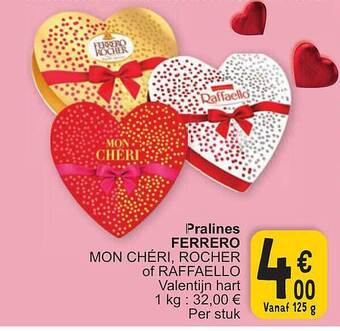 Cora Pralines ferrero aanbieding