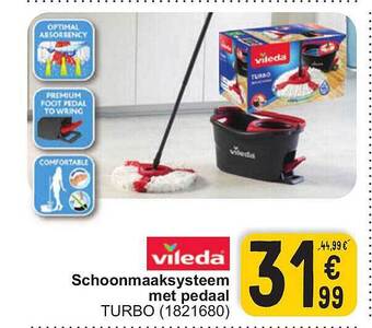 Vileda schoonmaaksysteem met pedaal