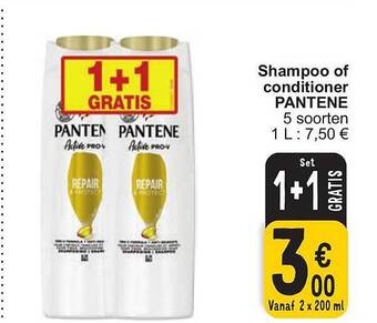 Cora Shampoo of conditioner pantene aanbieding