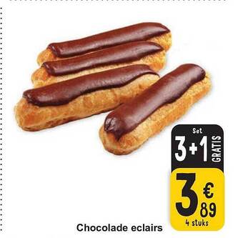 Cora Chocolade eclairs aanbieding