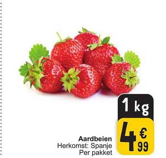 Cora Aardbeien aanbieding