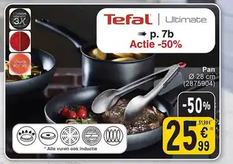 Cora Tefal pan aanbieding