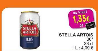 Cora Stella artois aanbieding