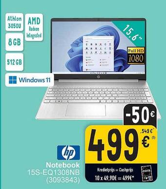 Cora Hp notebook aanbieding
