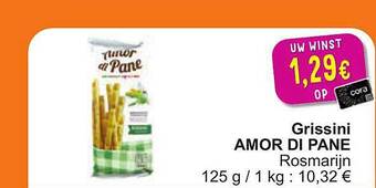 Cora Grissini amor di pane aanbieding