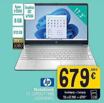 Cora Hp notebook aanbieding