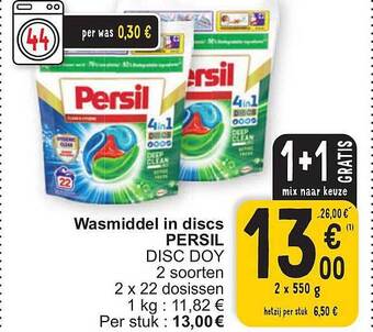 Wasmiddel in discs persil