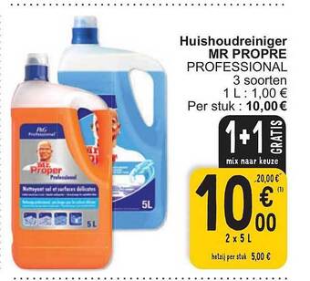 Cora Huishoudreiniger mr propre aanbieding