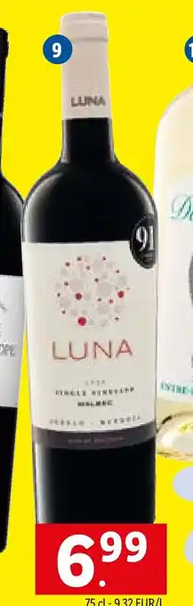 Lidl Luna malbec premium agrelo 75 cl nr. 132656 aanbieding