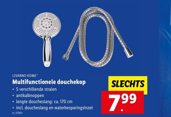 Lidl Livarno home multifunctionele douchekop aanbieding