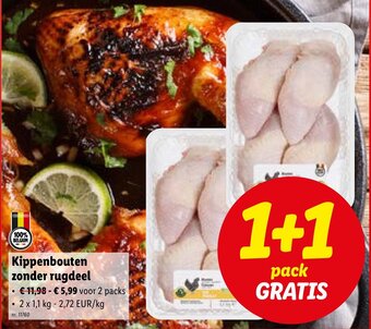 Lidl Kippenbouten zonder rugdeel aanbieding