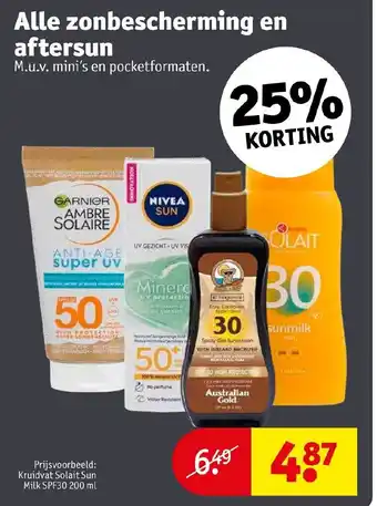 Alle zonbescherming en aftersun