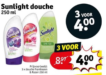 Kruidvat Sunlight douche 250ml aanbieding