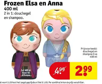 Kruidvat Frozen elsa en anna 400ml aanbieding