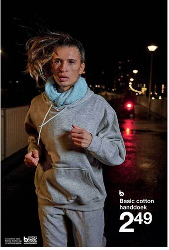 Zeeman Basic cotton handdoek aanbieding