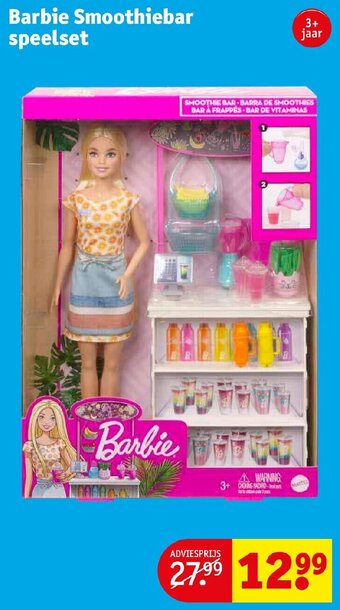 Kruidvat Barbie Smoothiebar Speelset aanbieding