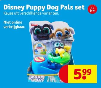 Kruidvat Disney Puppy Dog Pals Set aanbieding