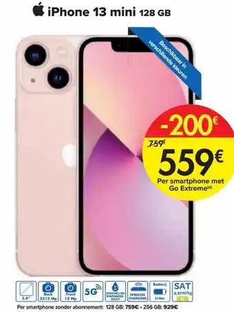 Carrefour Market Iphone 13 mini 128gb aanbieding