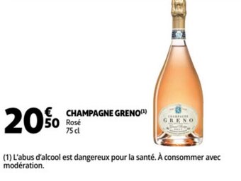 Auchan Champagne greno rose 75cl aanbieding