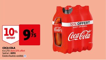 Auchan Coca cola 6x1.75L aanbieding