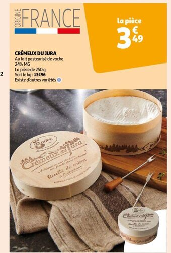 Auchan Cremeux Du Jura aanbieding