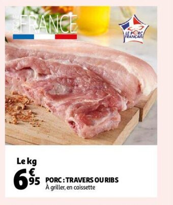 Auchan Porc: Travers Ou Ribs aanbieding