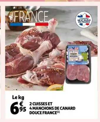 Auchan 2 Cuisses Et 4 Manchons De Canard Douche France aanbieding