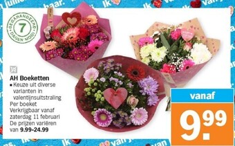 Albert Heijn Ah boeketten aanbieding