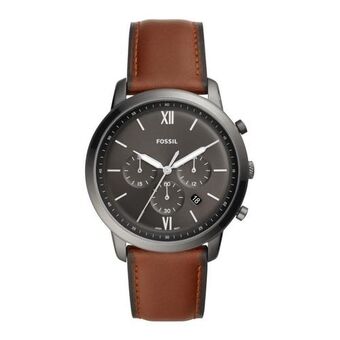 Bol.com Fossil neutra chrono fs5512 herenhorloge 44 mm - grijs aanbieding