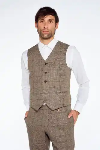Le fabuleux marcel de bruxelles gilet - bruin