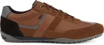 Bol.com Geox u wells heren sneakers - bruin aanbieding