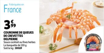 Auchan Couronne De Queues De Crevettes Delpierre aanbieding