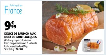 Auchan Delice De Saumon Aux Noix De Saint-Jacques aanbieding