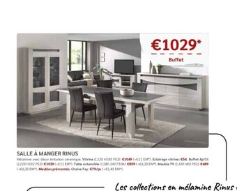 Salle à manger rinus