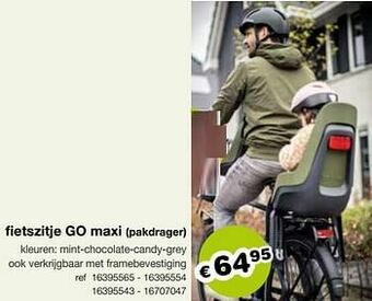 Europoint Fietszitje go maxi pakdrager aanbieding