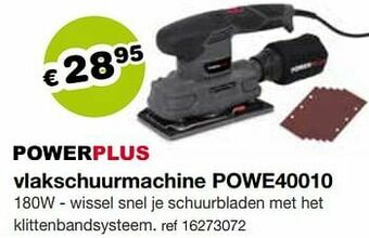 Powerplus vlakschuurmachine powe40010