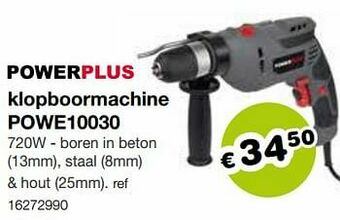 Powerplus klopboormachine powe10030