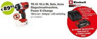 Einhell te-ci 18 li bl solo, accu slagschroefmachine, power x-change