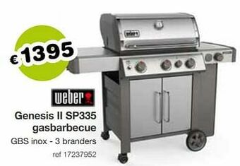 Europoint Weber genesis ii sp335 gasbarbecue aanbieding