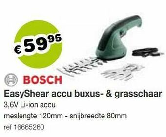 Bosch easyshear accu buxus- + grasschaar
