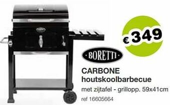 Boretti carbone houtskoolbarbecue