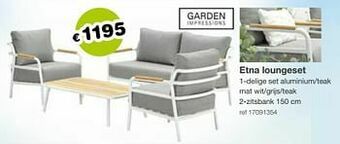 Europoint Etna loungeset aanbieding