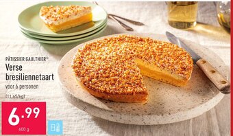 ALDI Pâtissier Gaulthier Verse bresiliennetaart aanbieding