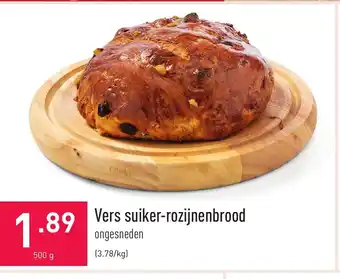 ALDI Vers suiker-rozijnenbrood aanbieding