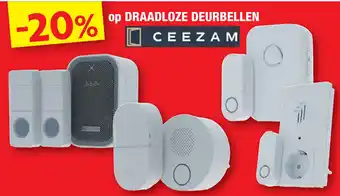 Hubo Op draadloze deurbellen aanbieding