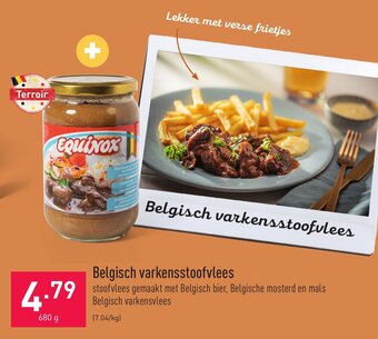ALDI Belgisch varkensstoofvlees 680g aanbieding