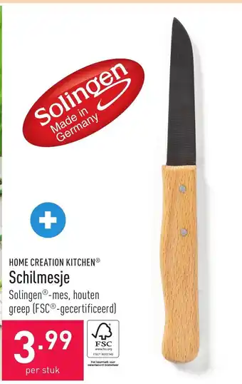 ALDI Home creation kitchen Schilmesje per stuk aanbieding