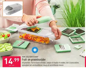 ALDI Home creation kitchen fruit en groentesnijder per set aanbieding