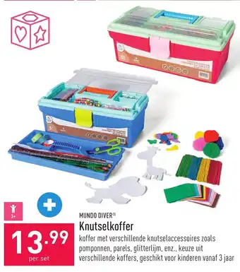ALDI Mundo diver Knutselkoffer per set aanbieding